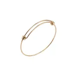 1.8mm wire 55-65mm Stainless Steel Rilver Rose Gold Rainbow Round Wire Bangle 