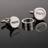 17MM Round Photo Cuff Link