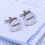 17MM Round Photo Cuff Link