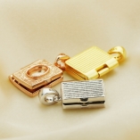  4x6MM Keepsake Breast Milk Resin Oval Bezel Settings Book Photo Locket Pendant Charm