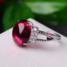 18K Gold Plated S925 Sterling Silver Ring Settings - Oval 9x11/10x12/11x13/12x14mm Jadeite