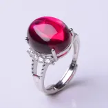 18K Gold Plated S925 Sterling Silver Ring Settings - Oval 9x11/10x12/11x13/12x14mm Jadeite