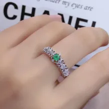 18K Gold-Plated Sterling Silver Openwork Ring Setting with 3mm Round Gemstones Unset