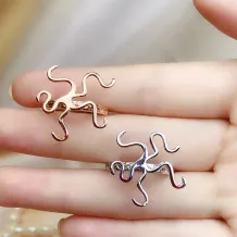 18K Gold-Plated Universal Ring Setting – Compatible with Pear, Oval &amp; Fancy-Shaped Stones