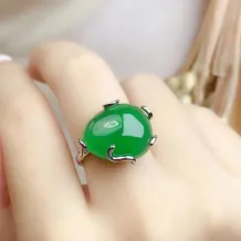 18K Gold-Plated Universal Ring Setting – Compatible with Pear, Oval &amp; Fancy-Shaped Stones