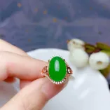 18K Gold-Plated Women's Ring Settings for Oval Stones (7x9mm to 11x13mm, S925)