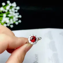 3.5/4/5/6/7/8mm Round Prong Ring Settings 925 Sterling Silver Rose Gold Plated Ring