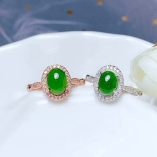 4*6/5*7/6*8/7*9/8*10/10*12/10*14mm Oval Prong Ring Setting 925 Sterling Silver Rose Gold Plated