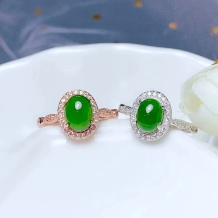 4*6/5*7/6*8/7*9/8*10/10*12/10*14mm Oval Prong Ring Setting 925 Sterling Silver Rose Gold Plated