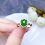 4*6/5*7/6*8/7*9/8*10/10*12/10*14mm Oval Prong Ring Setting 925 Sterling Silver Rose Gold Plated