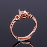 4x6 5x7 6x8 7x9 8x10 9x11 10x12mm Oval 925 Silver Gold Plated Ring Setting