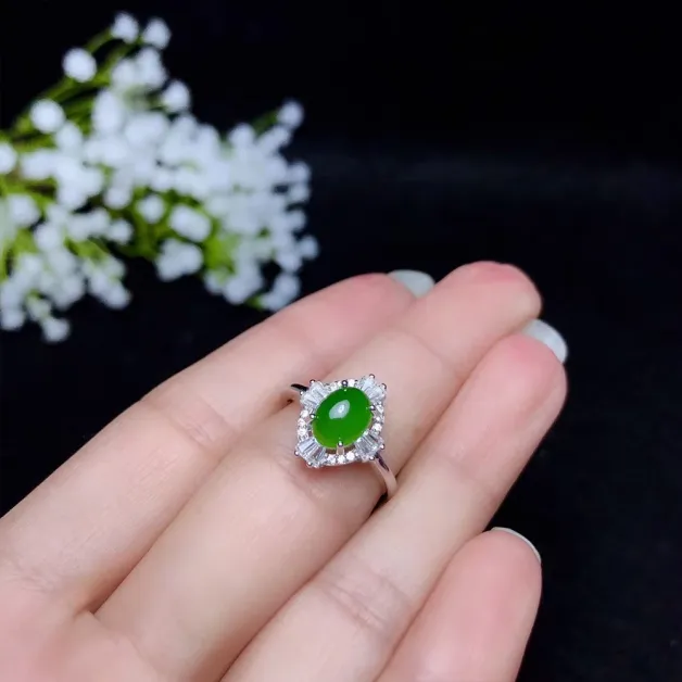 4*6 5*7 6*8 7*9 8*10mm Bezel 4 Prong Ring Setting Silver Gold Plated For Oval Diamond