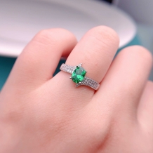 5*7 Mm Oval Prong Ring Setting 925 Sterling Silver Gold Plated