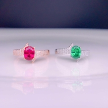 5*7 Mm Oval Prong Ring Setting 925 Sterling Silver Gold Plated