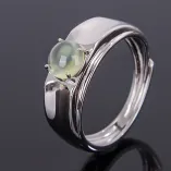 6.5x6.5mm Round Prong Bezel Settings For Gems Cz Stone Solid 925 Sterling Silver