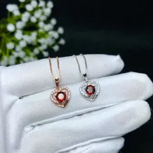  925 silver gold plated Unset Jewelry Set (Ring/Pendant/Earring Settings) for 4x4 5x5mm Round Stones