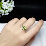 925 Silver Rose Gold Ring Settings for 5x7/8x10mm Oval Gemstones