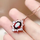 925 Sterling Silver Gold-Plated Fashion Ring Settings For 5x7/6x8/7x9mm Oval Crystal/Jade/Garnet Unset
