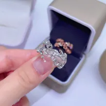 925 Sterling Silver Gold Plated For Natural Sapphire &amp; Emerald 3mm Round