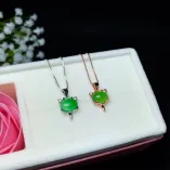 925 Sterling Silver Gold-Plated Fox Design Jewelry Set (Ring & Pendant Settings) for 6x8 7x9mm Oval Gemstones