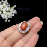 925 Sterling Silver Luxury Jewelry Setting Set (Ring & Pendant) for 10x14mm Oval Jade & Nephrite (Unset)