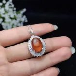 925 Sterling Silver Luxury Jewelry Setting Set (Ring & Pendant) for 10x14mm Oval Jade & Nephrite (Unset)