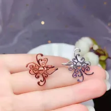 925 Sterling Silver Plated With 18k Gold Fashion Ring Settings Multiple Sizes For Jade/Crystal/Gemstones