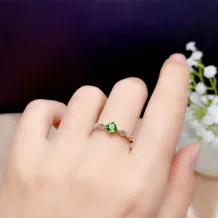 925 Sterling Silver Plated With 18k Gold Ring Setting For 3mm Round Colored Gemstones/Jade