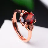 925 Sterling Silver Rose Gold Plated For Egg Ring Oval 4*6 5*7 7*9 8*10 9*11mm Gemstones