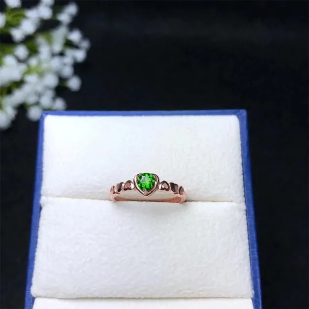 925 Sterling Silver Unset DIY Ring Settings for 4x4mm Round Tourmaline & Colored Gemstones