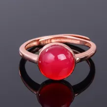 Silver Ring Hollow Round 3/4/5/6/7/8/9/10/11/12/13/14/15/16/17/18 Inlaid Turquoise