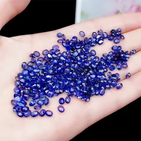 Natural Ceylon Sapphire Gemstones 3-6mm with Free Setting for Ring/Bracelet/Necklace