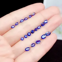 Natural Ceylon Sapphire Gemstones 3-6mm with Free Setting for Ring/Bracelet/Necklace