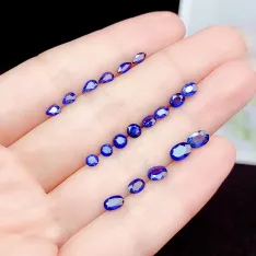 Natural Ceylon Sapphire Gemstones 3-6mm with Free Setting for Ring/Bracelet/Necklace