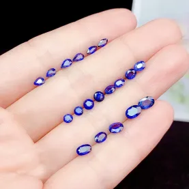 Natural Ceylon Sapphire Gemstones 3-6mm with Free Setting for Ring/Bracelet/Necklace