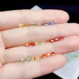 Natural Colorful Sapphire Gemstones 3-7mm for Ring/Bracelet/Earring DIY Jewelry Making