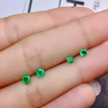 Natural Emerald Gemstones - Loose Stones for Jewelry Setting (Square, Round, Oval, Marquise &amp; Pear Cuts)