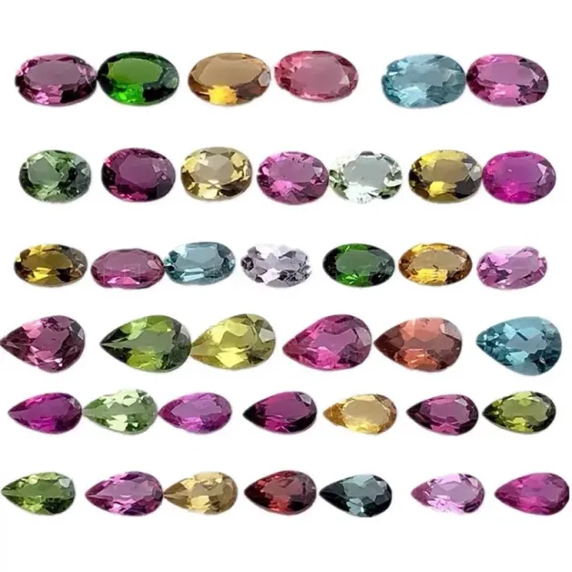 Natural Tourmaline Gemstones (High Fire) - Custom Jewelry Setting for Rings, Pendants & Bracelets