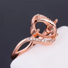 Oval 4x6 5x7 6x8 7x9 8x10mm Ring Settings Without Stones Oval Ring Settings Without Stones