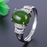 Oval 5x7 6x8 7x9 8x10 9x11 10x12mm 4 Prong Setting For Oval Gemstones 925 Sterling Silver Rings