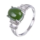 Oval 5x7 6x8 7x9 8x10 9x11 10x12mm 4 Prong Setting For Oval Gemstones 925 Sterling Silver Rings