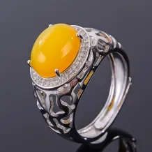 Oval 7x9 8x10 9x11 10x12mm ring holder 925 Sterling Silver Gold Plated