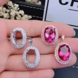 Rose Gold-Plated 925 Sterling Silver Ring Settings for Oval Gemstones (4x6mm to 15x20mm)