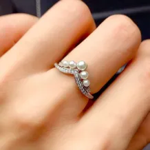 S925 18K Gold Plated Ring Setting 2-in-1 Convertible 6x9mm Pear Ruby/Sapphire/Emerald