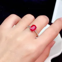 S925 18K Gold Plated Twisted Ring Setting - 4-9mm Oval Gemstone Mounting