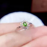S925 Dual-Tone Gold Ring Setting - 3x4mm Oval Ruby/Sapphire/Emerald Mounting