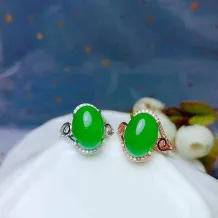 S925 Gold Halo Ring Settings For 7x9mm to 11x13mm Oval Stones Diamond-Accented