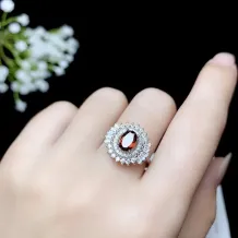 S925 Gold-Plated Jewelry Setting Set Ring Pendant Studs for 5x7 4x6mm Unset Stones