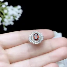 S925 Gold-Plated Jewelry Setting Set Ring Pendant Studs for 5x7 4x6mm Unset Stones