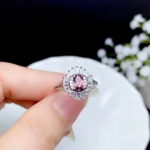 S925 Gold Plated Jewelry Settings Set - Ring/Pendant/Earrings for 4x6-5x7mm Oval Emerald